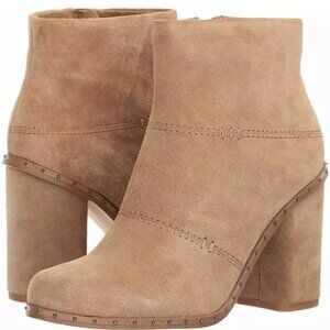 Splendid Rita Women's Beige Suede Leather Boots Size 6 NWB $150